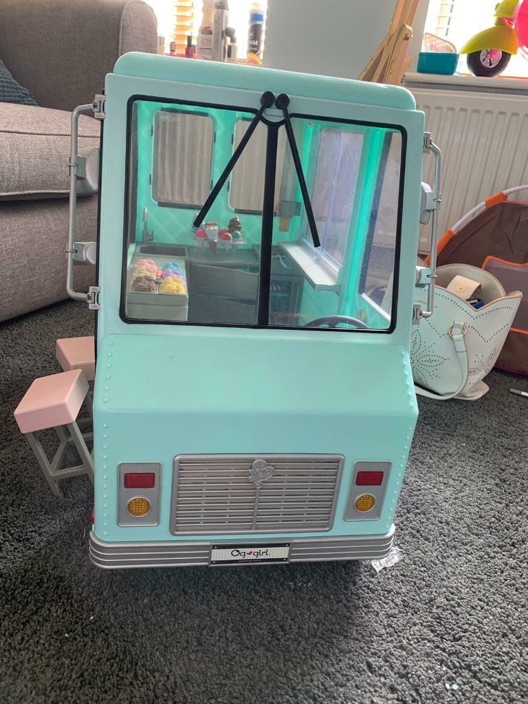 american girl doll camper